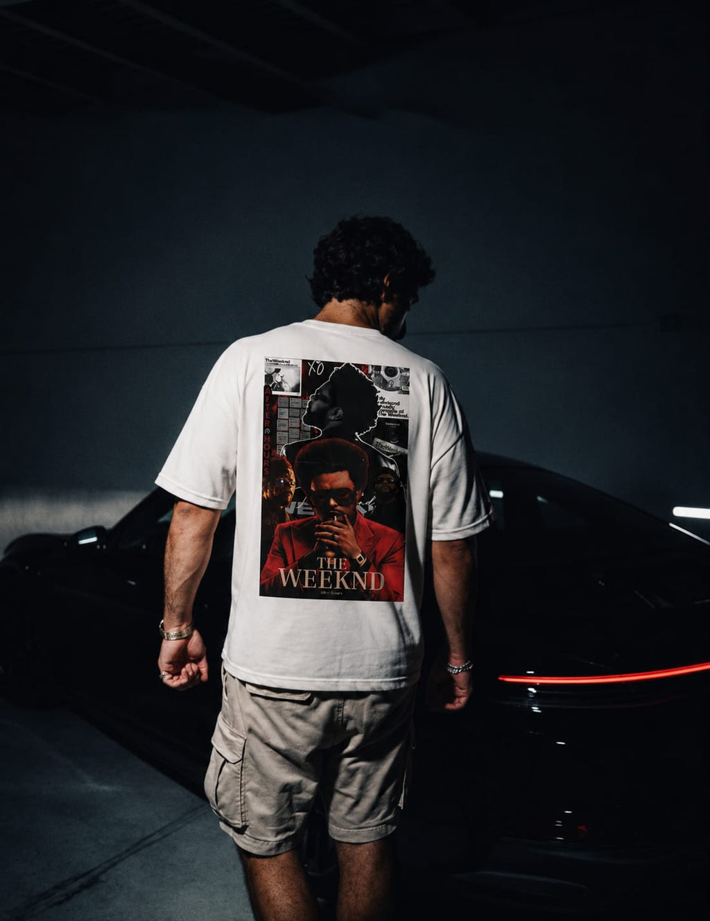 The Weeknd XO Oversized Graphic T-Shirt – Midnight Red Edition
