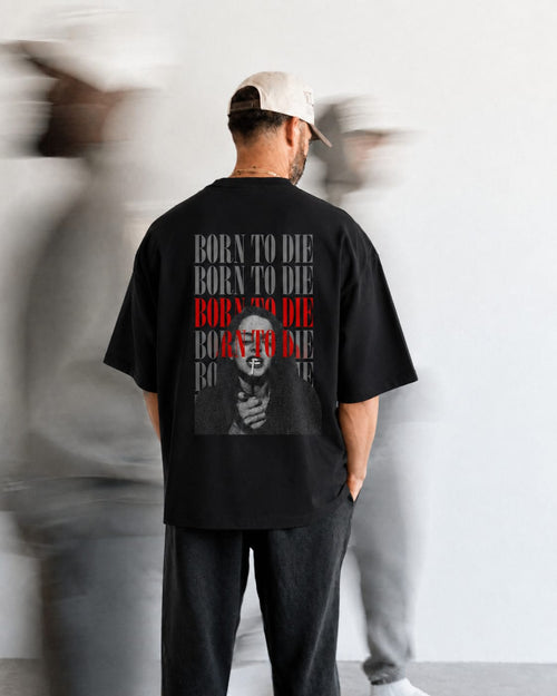 "Born To Die" Vintage Graphic Oversized Tee