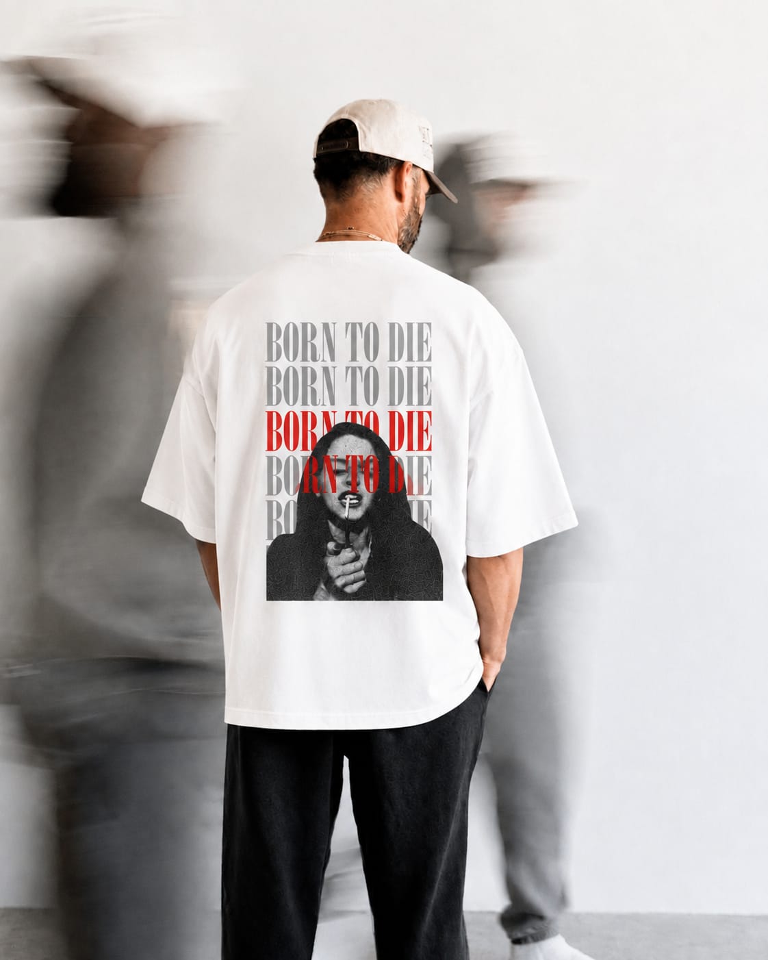 "Born To Die" Vintage Graphic Oversized Tee