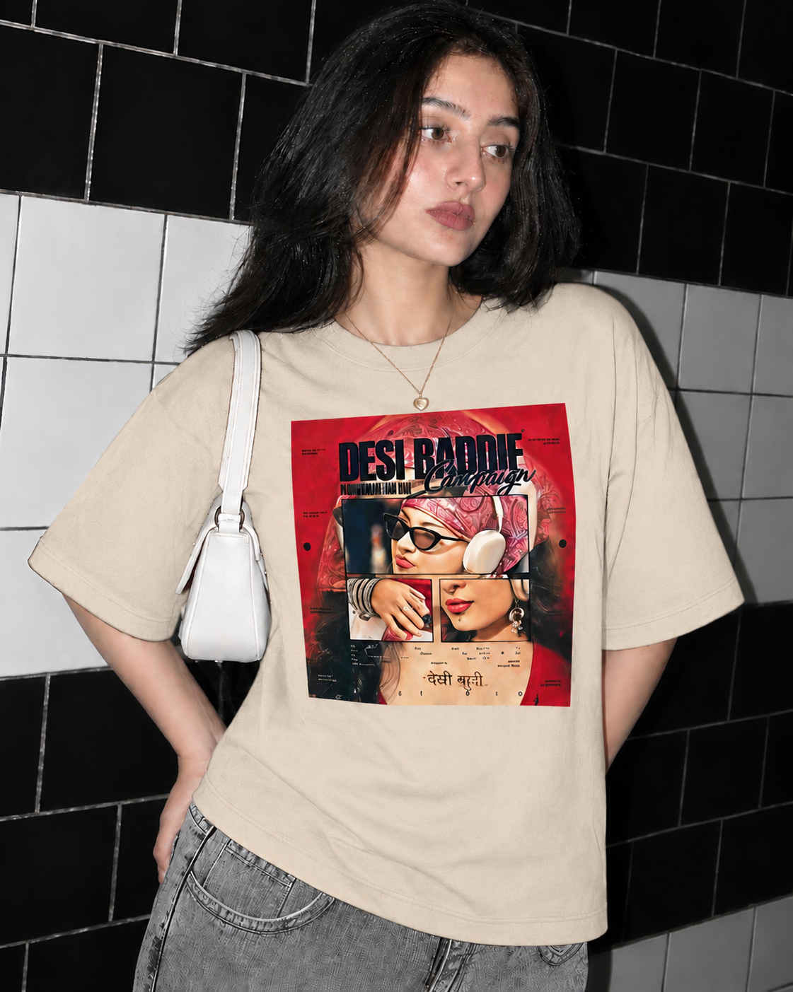 Desi Baddie Oversized T-shirt